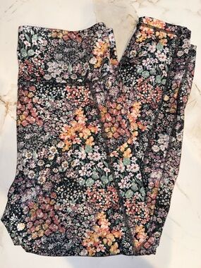 American Eagle Floral Everything Pocket Leggings XL High Rise Stretch